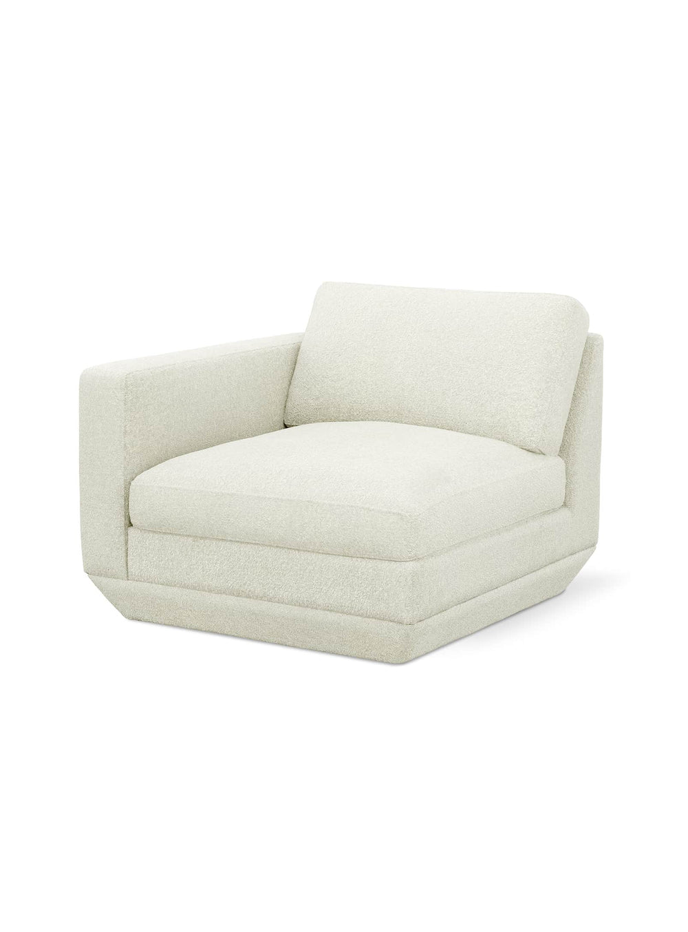 Section gauche Gus* Modern Podium : une assise modulable pour composer un sofa sectionnel sur mesure. copenhagen fossil