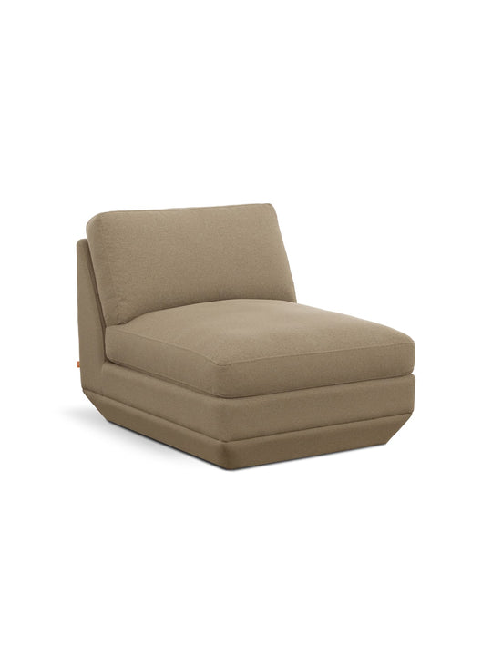 Fauteuil Gus* Modern Podium : une assise modulable et confortable au design moderne et épuré. merino mocha