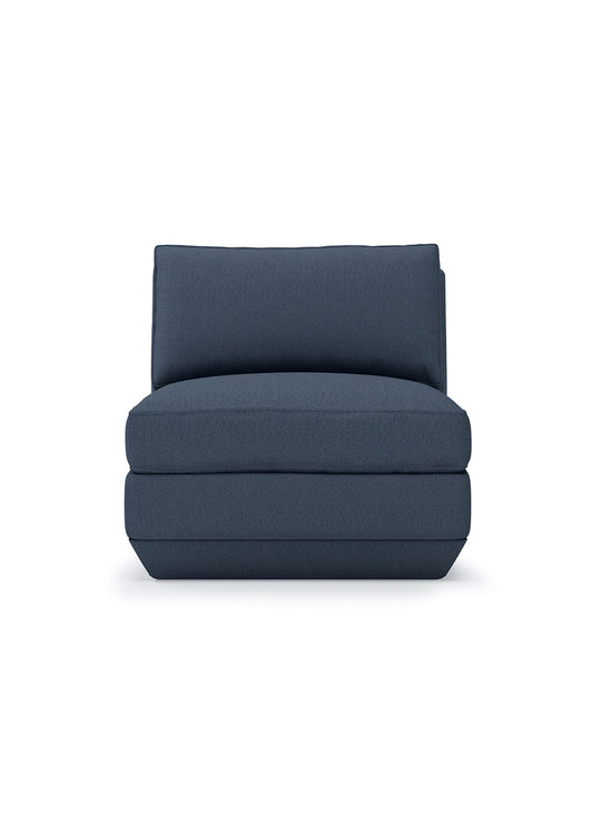 Fauteuil Podium Gus* Modern, assise raffinée et bois certifié FSC®. hanson navy