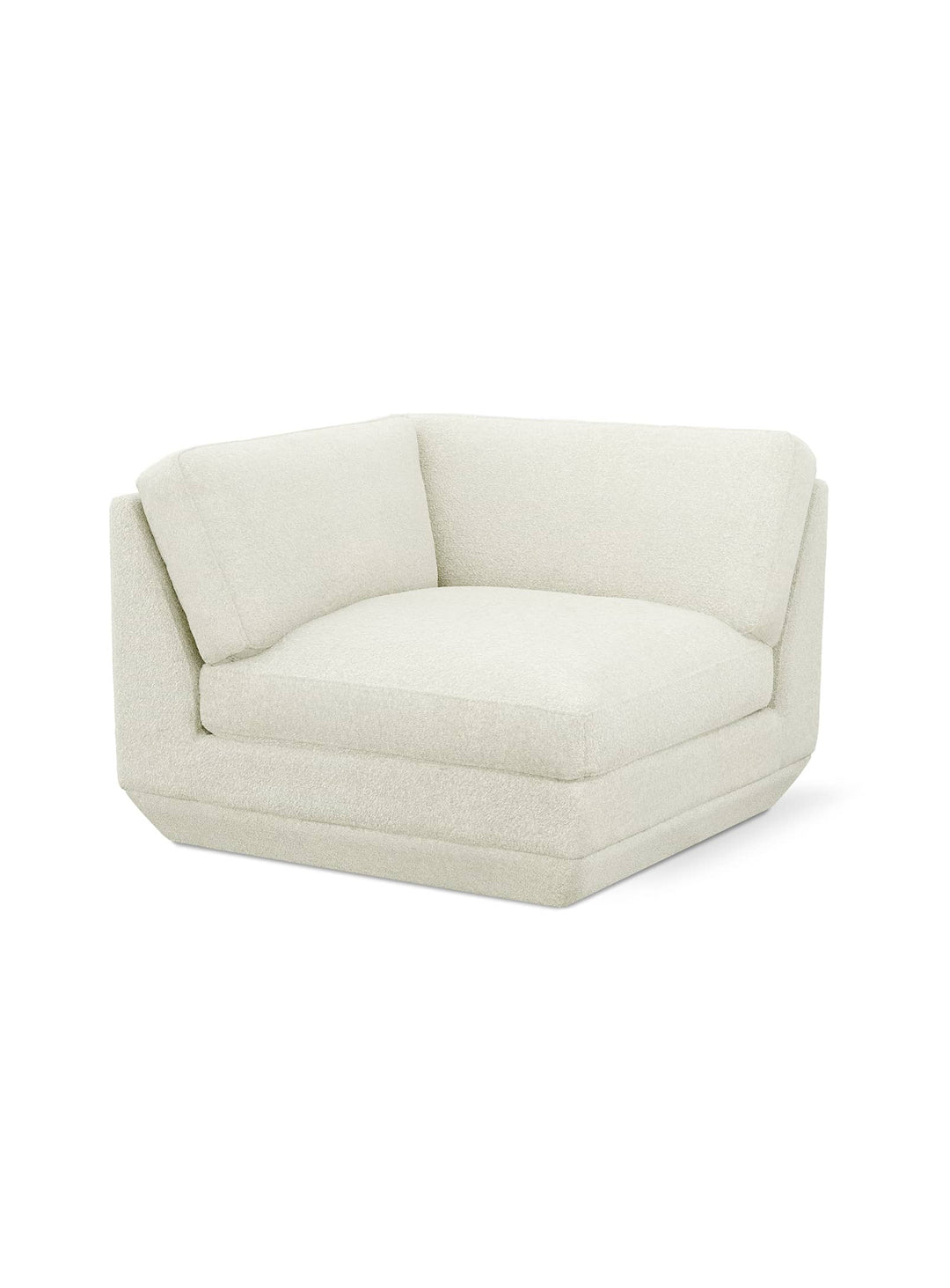 Module de coin Gus* Modern Podium : une assise modulable et confortable pour composer un sectionnel sur mesure. copenhagen fossil