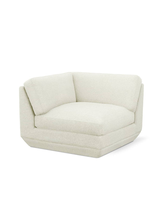 Module de coin Gus* Modern Podium : une assise modulable et confortable pour composer un sectionnel sur mesure. copenhagen fossil