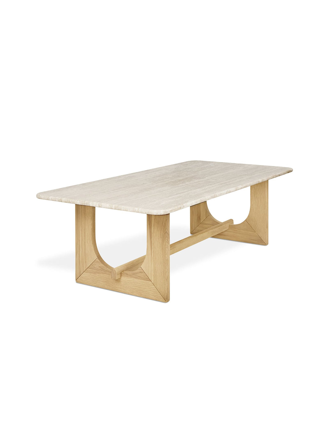 Élégante et intemporelle, la table à café Portico de Gus* Modern séduit par son design. Chene.