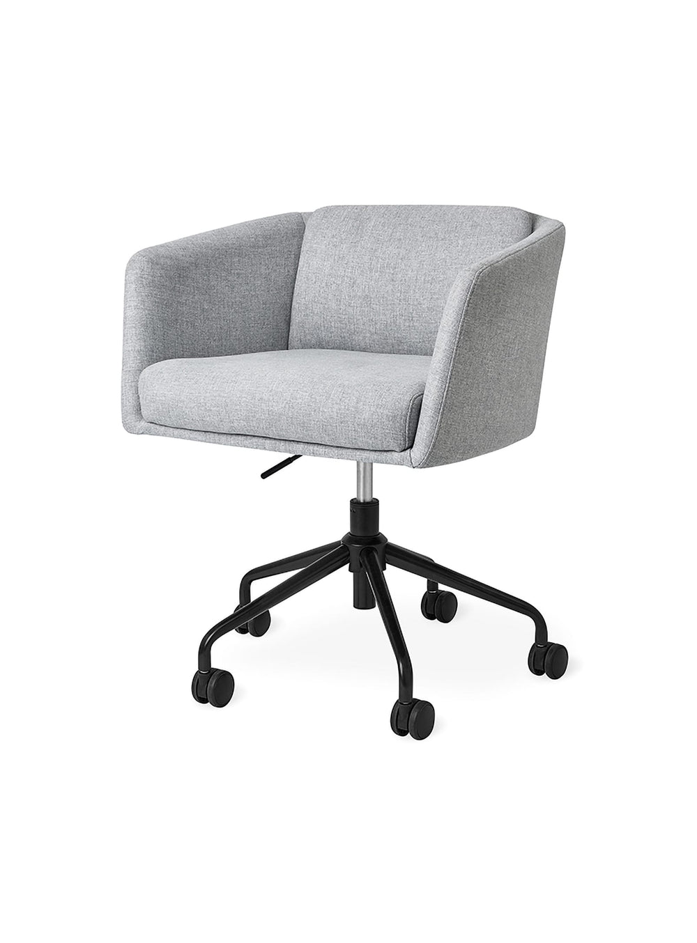 Chaise de bureau Radius Gus* Modern, rembourrage doux et design élégant. bayview silver