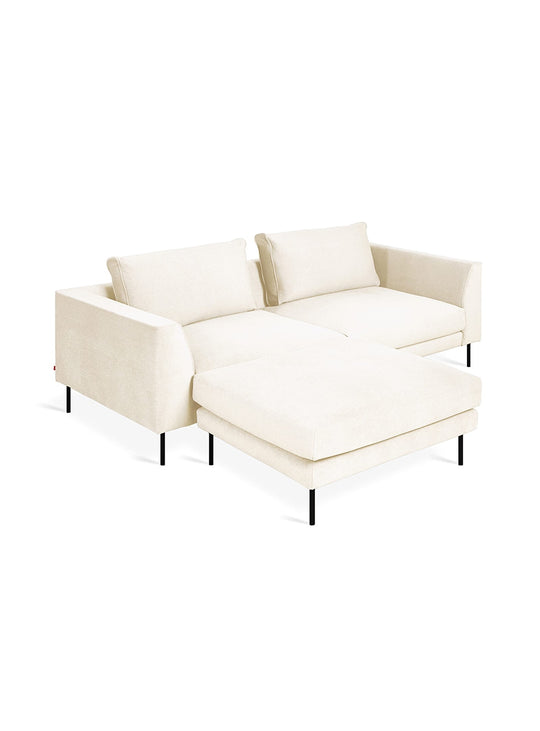 Sofa bi-sectionnel Gus* Modern Renfrew, silhouette flottante et style moderne. merino cream