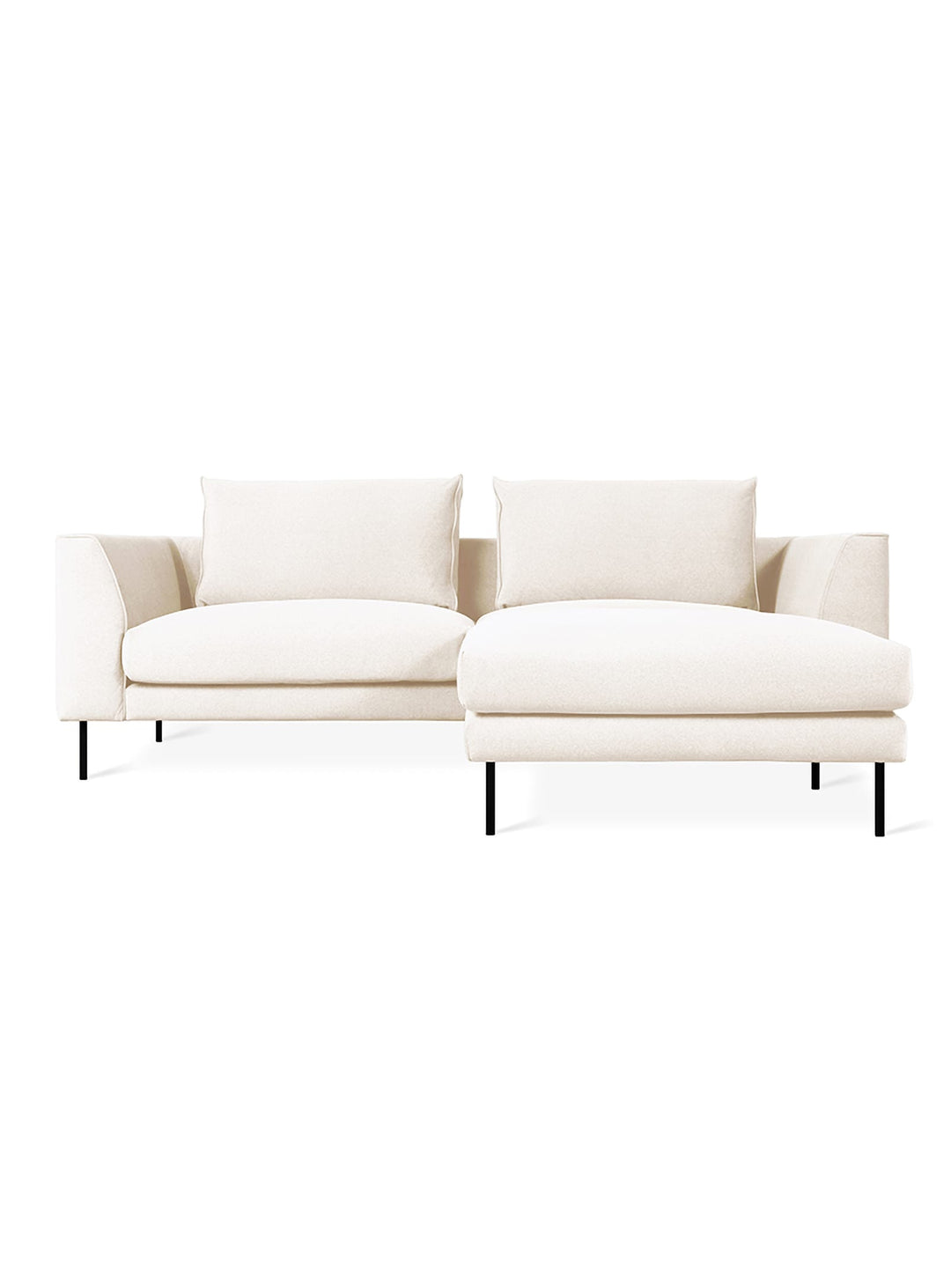 Sofa bi-sectionnel Renfrew Gus* Modern, idéal pour détente et polyvalence. merino cream
