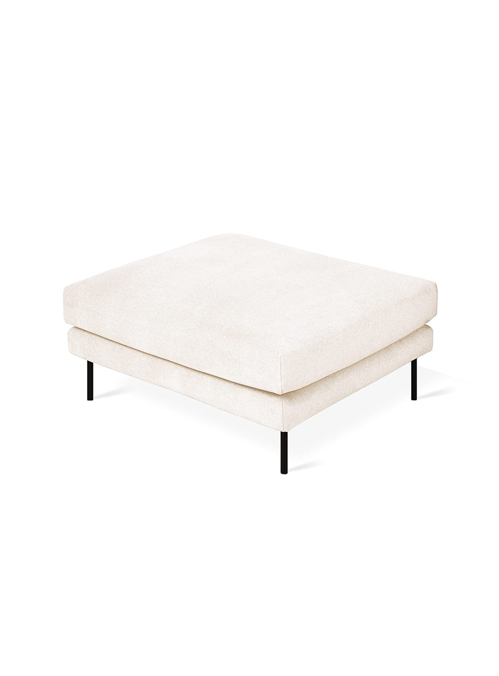 Ottoman Renfrew de Gus* Modern, design minimaliste et moderne. merino cream