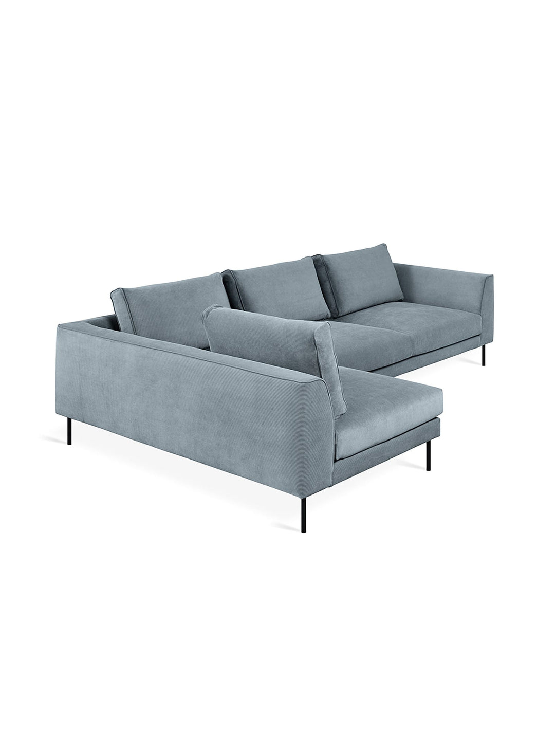 Sofa sectionnel 4 places Renfrew Gus* Modern, coussins souples pour soutien ajusté. mersey skyline