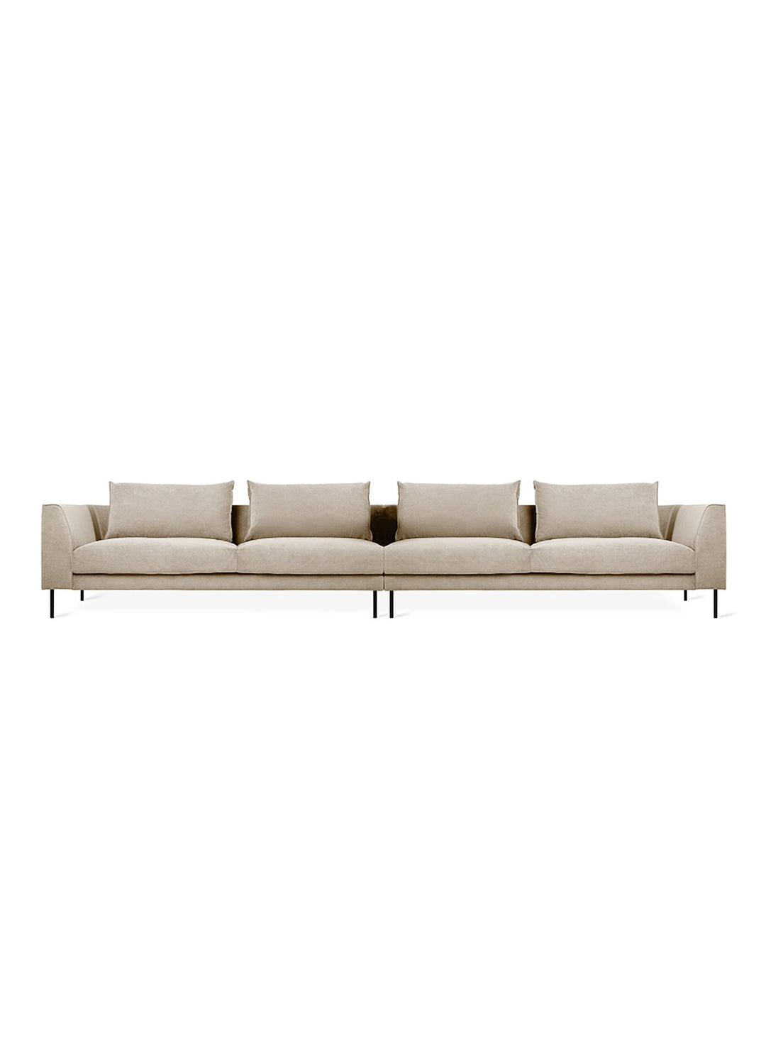 Sofa XL Renfrew Gus* Modern, idéal pour grands salons contemporains. Mersey Caribou