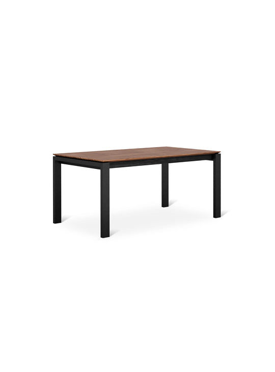 Table à dîner Gus* Modern Revell : design extensible, bois massif et mécanisme fluide pour recevoir de 6 à 10 personnes. noyer