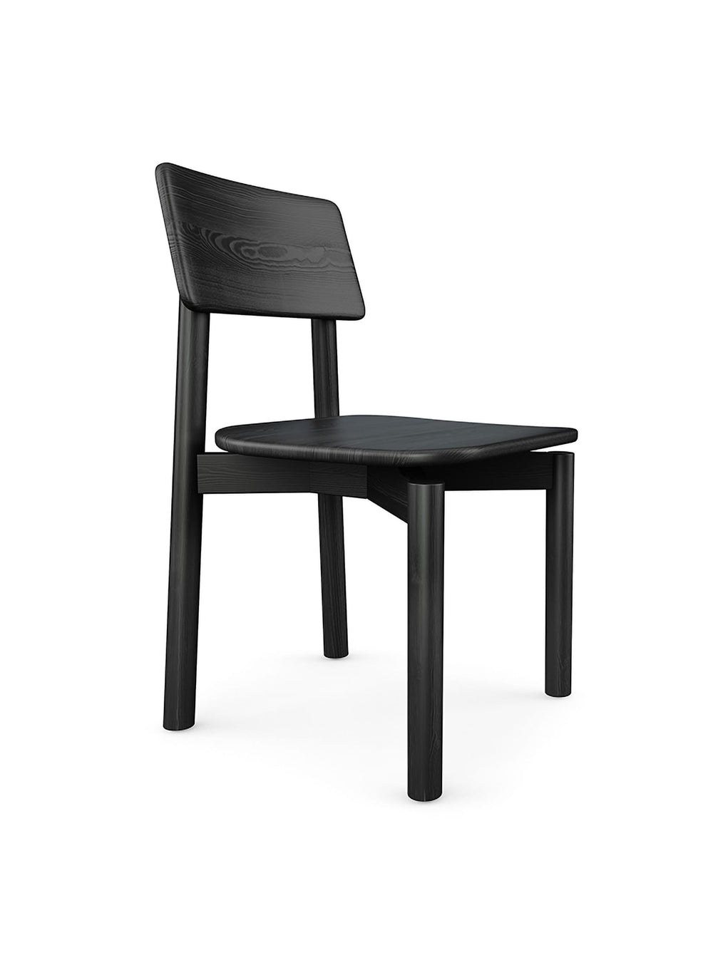 Chaise à dîner Ridley Gus* Modern, dossier courbé pour un soutien doux.