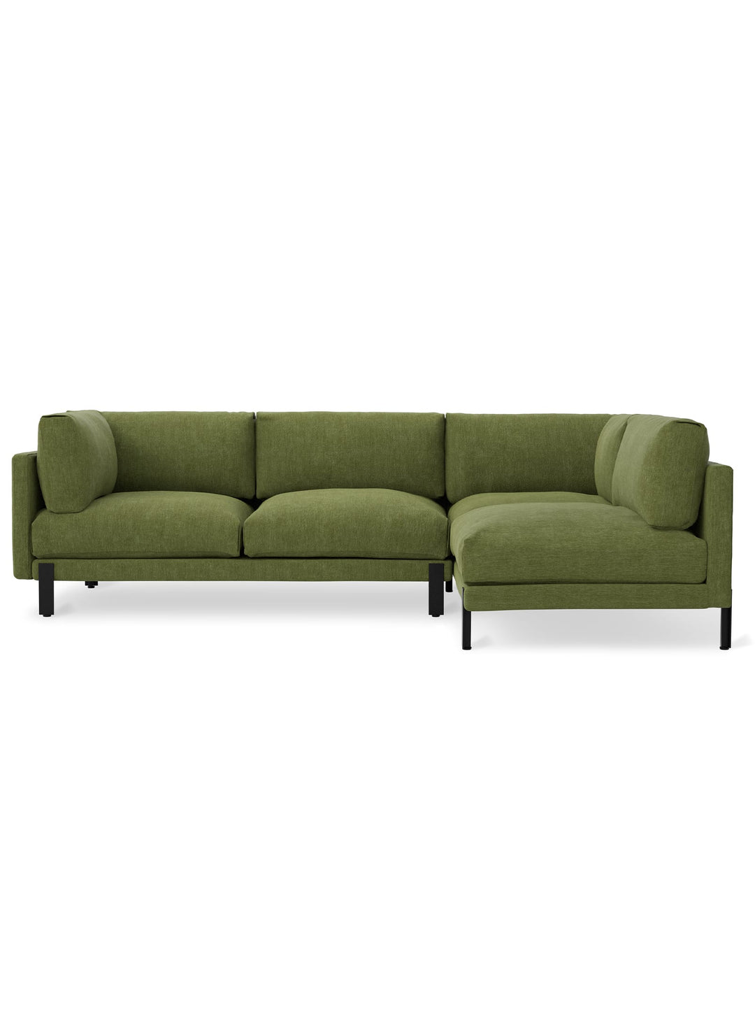 Sofa sectionnel Silverlake de Gus* Modern : allure moderne et détente totale. Bastille clover