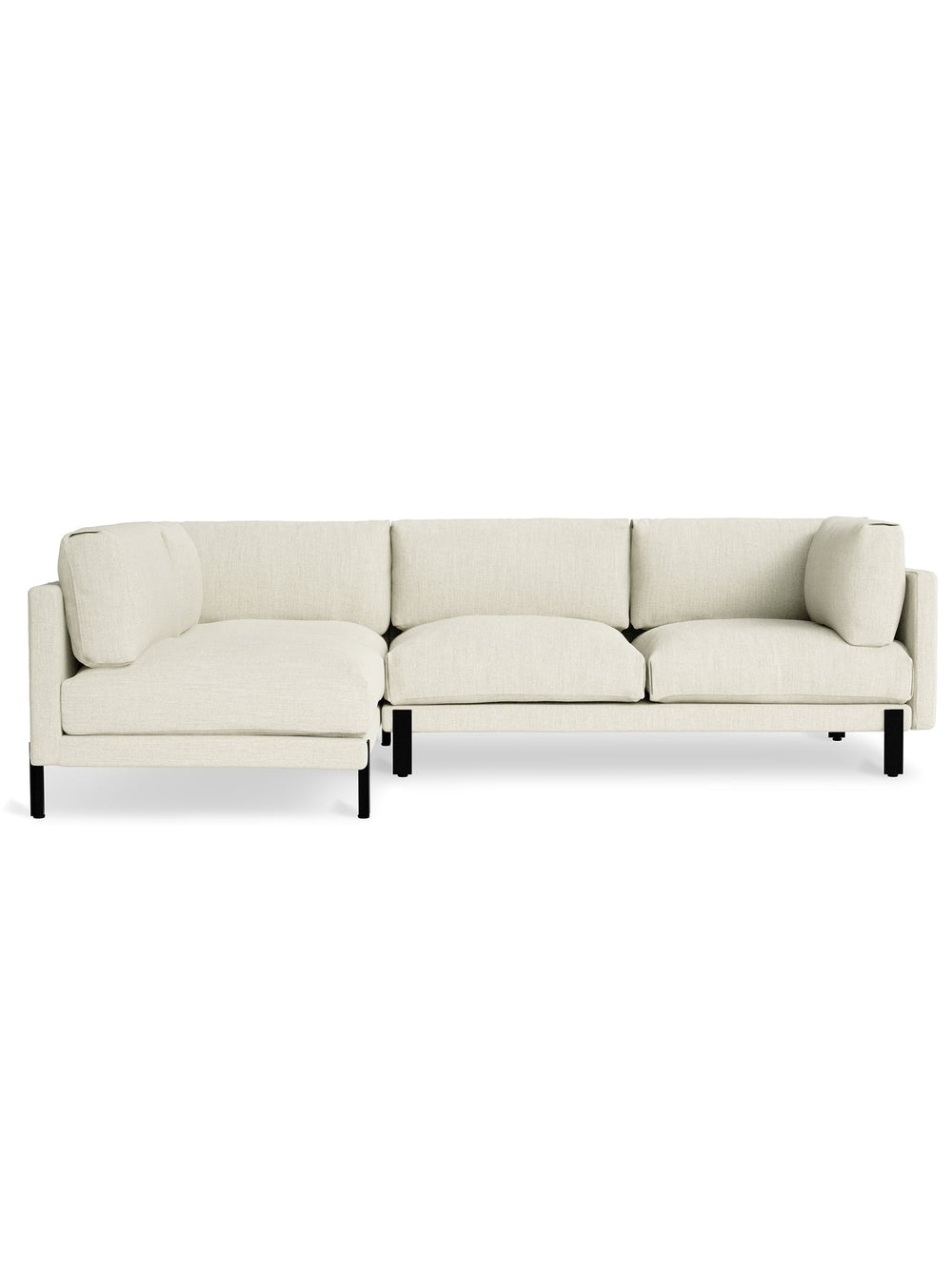 Sofa sectionnel Gus* Modern Silverlake : style nordique et assise moelleuse. Sutton canvas