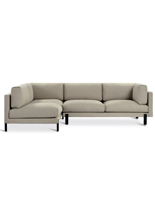 Sofa design Silverlake de Gus* Modern : confort moelleux et look scandinave. Andorra almond