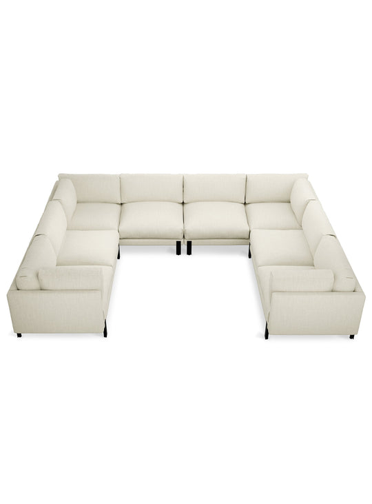 Sofa U Silverlake Gus* Modern : style nordique et confort écologique. Sutton canvas