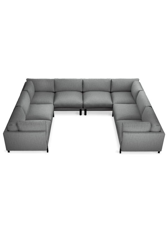 Sofa sectionnel Silverlake Gus* Modern : confort moelleux et look minimaliste. Andorra pewter