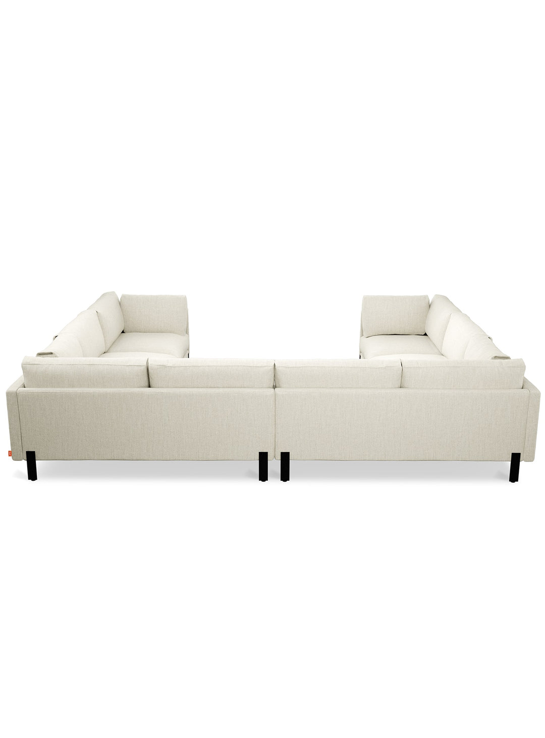 Sofa sectionnel en U Gus* Modern Silverlake : confort, espace et élégance. Sutton canvas