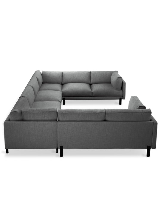 Sofa design Gus* Modern Silverlake : inspiration nordique et format spacieux. Andorra pewter