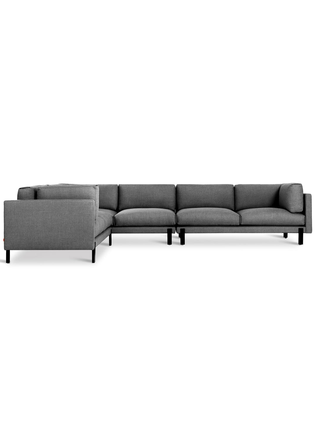 Sofa design Gus* Modern Silverlake XL : élégance nordique et grand format. Andorra pewter