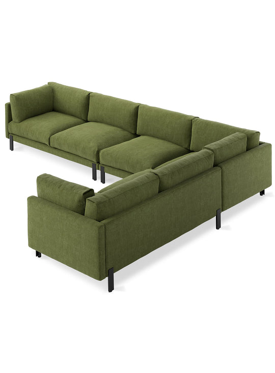Sofa sectionnel Silverlake XL Gus* Modern : allure contemporaine et confort durable. Bastille clover
