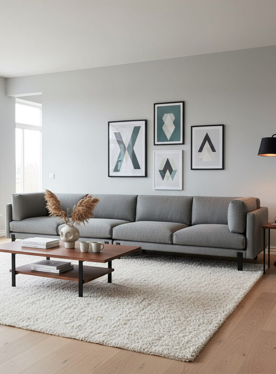 Sofa Silverlake XL Gus* Modern : allure minimaliste et confort suprême. Andorra pewter