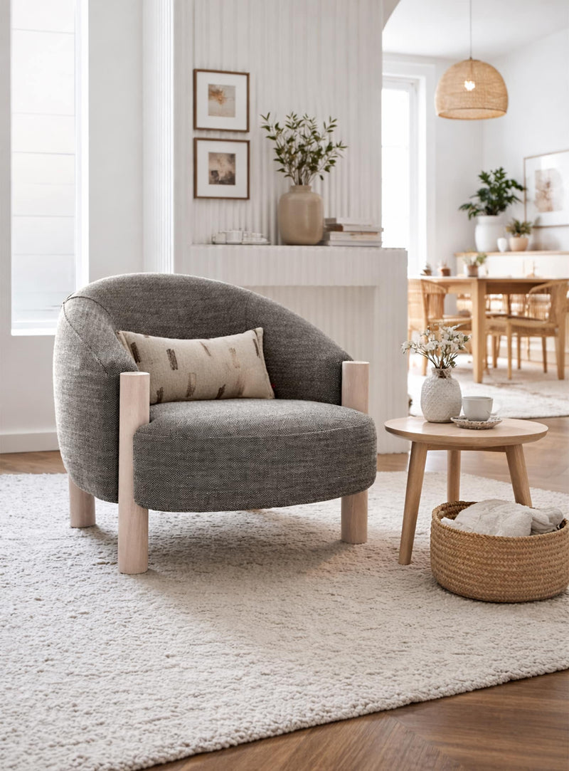 Fauteuil Spadina de Gus* Modern : fauteuil design bouclé, confort enveloppant et style moderne. rosslyn legacy