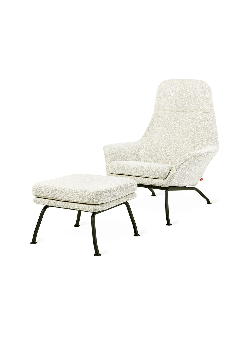 Fauteuil et ottoman Tallinn de Gus* Modern, design majestueux et durable. copenhagen fossil