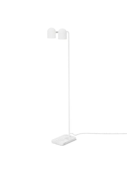 Tandem floor lamp