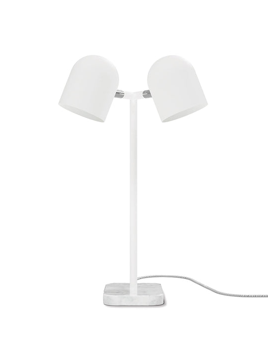 Lampe de table Tandem Gus* Modern, élégance moderne et fonctionnalité optimale. blanc