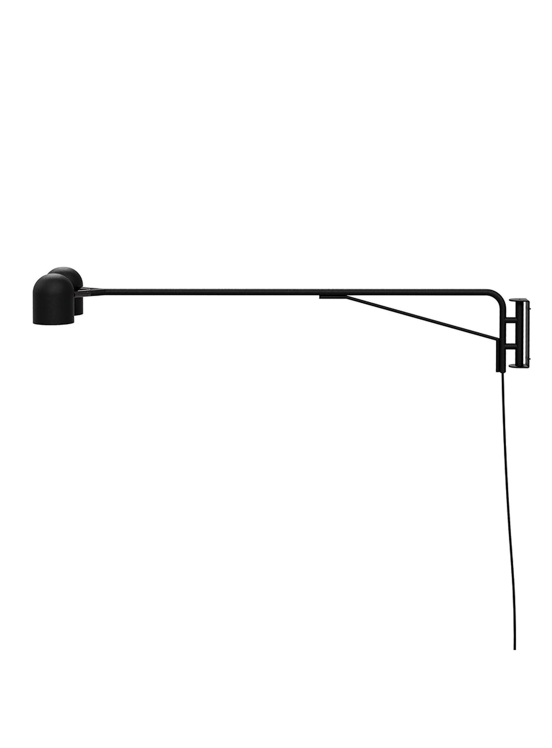 Lampe murale Tandem Gus* Modern, look épuré qui s’intègre à tout décor. noir