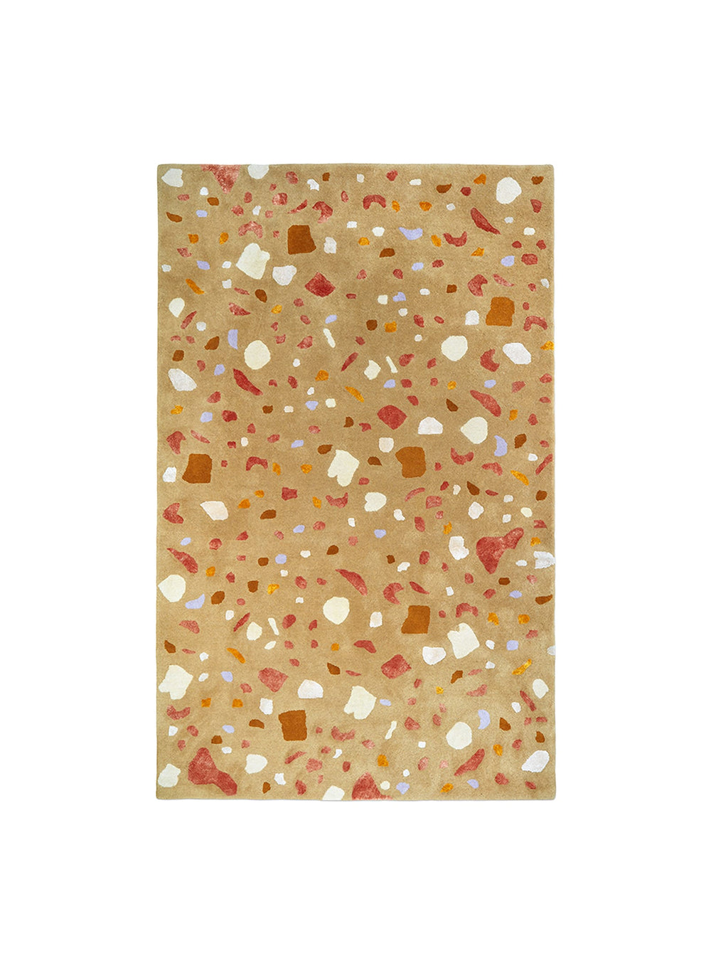 Tapis Terraz Gus* Modern, laine de Nouvelle-Zélande tuftée à la main pour un confort luxueux.