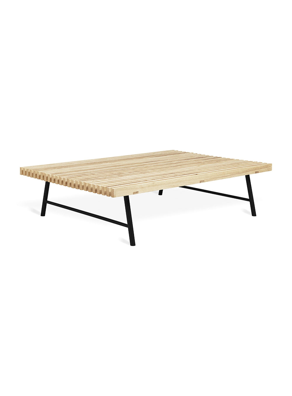 Transit Table Transit, tables et bancs en bois massif et acier – Nüspace