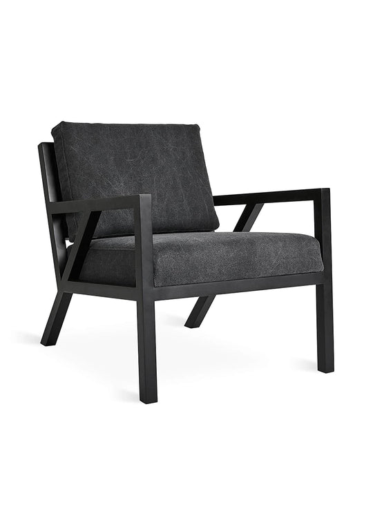Fauteuil Gus* Modern Truss, silhouette moderne et bois de frêne raffiné. vintage mineral