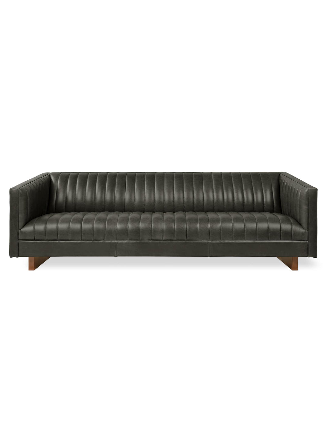 Sofa Wallace Gus* Modern : confort luxueux et allure sculpturale. Cuir tucson char