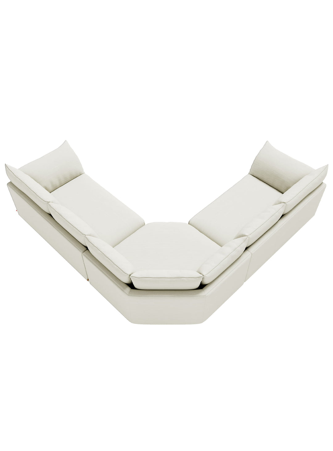 Sofa bi-sectionnel Gus* Modern Zoe : un canapé confortable au style rétro moderne et aux proportions généreuses. sutton canvas