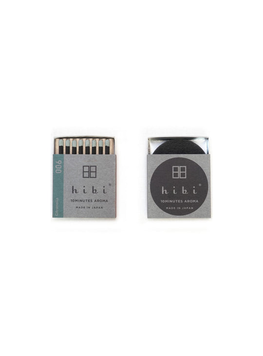 Allumettes encens Hibi, fragrances naturelles pour moments de détente. citronelle