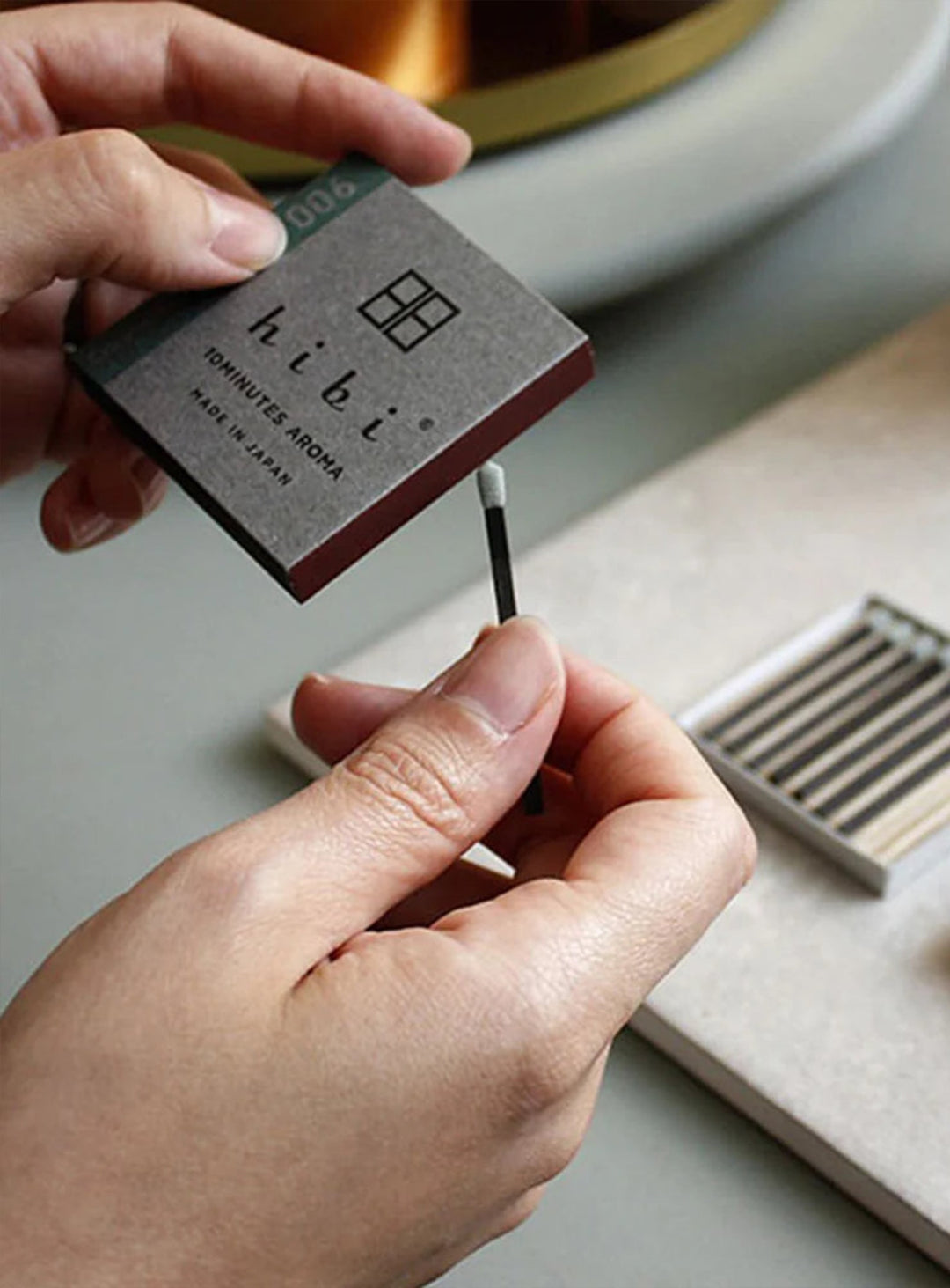 Allumettes encens Hibi, faciles à allumer et parfaites pour la détente. citronnelle