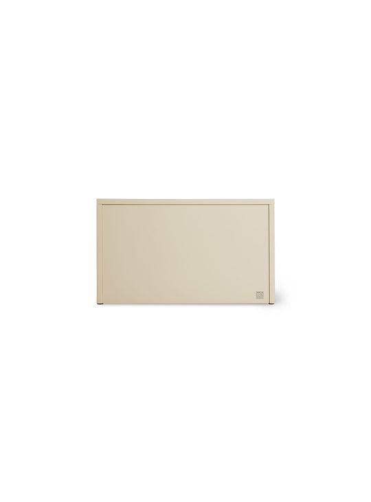 Commode à deux tiroirs HKliving, petit meuble stylé avec rangement optimisé. crème