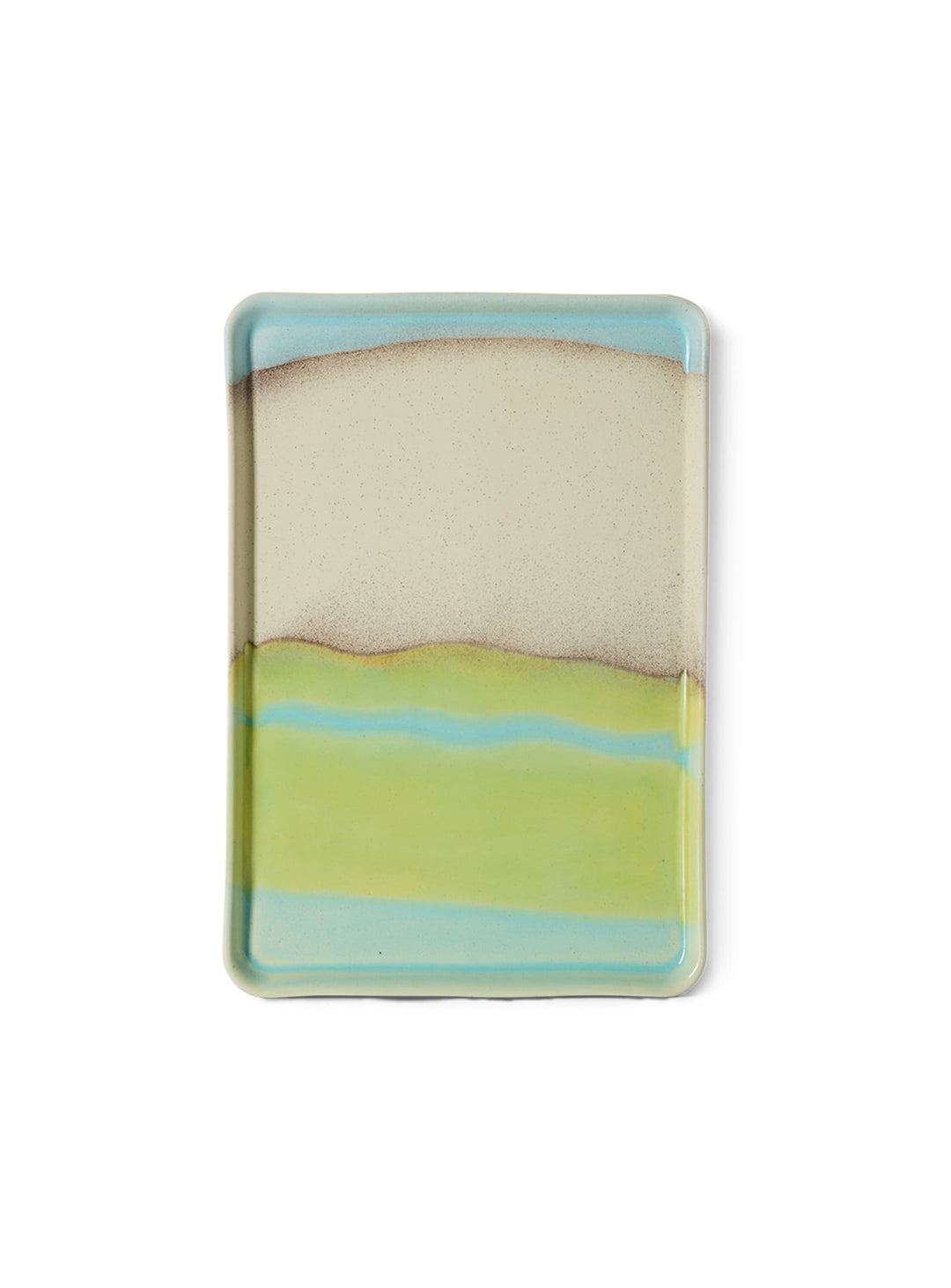 Grand plateau 70s Ceramics HKliving, style rétro chic et finitions uniques. glint