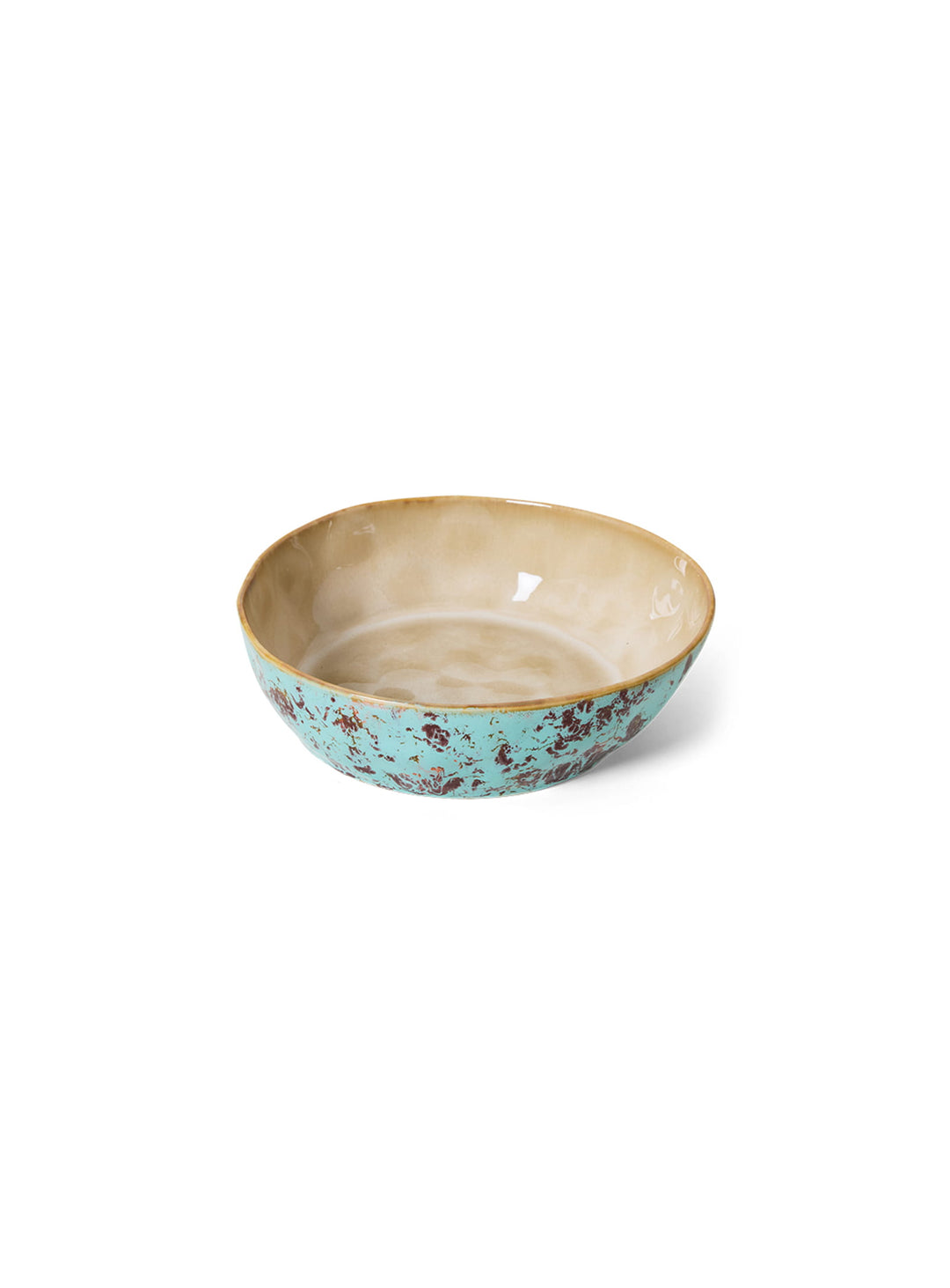 Bol à pâtes 70s Ceramics HKliving, parfait pour composer une table colorée au style rétro et créatif. patina