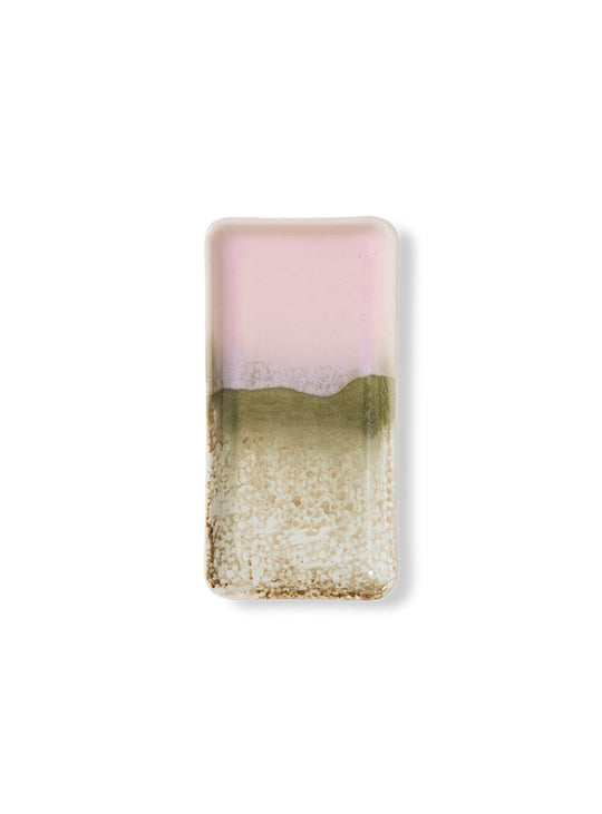 Petit plateau Muse 70s Ceramics HKliving pour servir biscuits, fruits et gourmandises avec style.