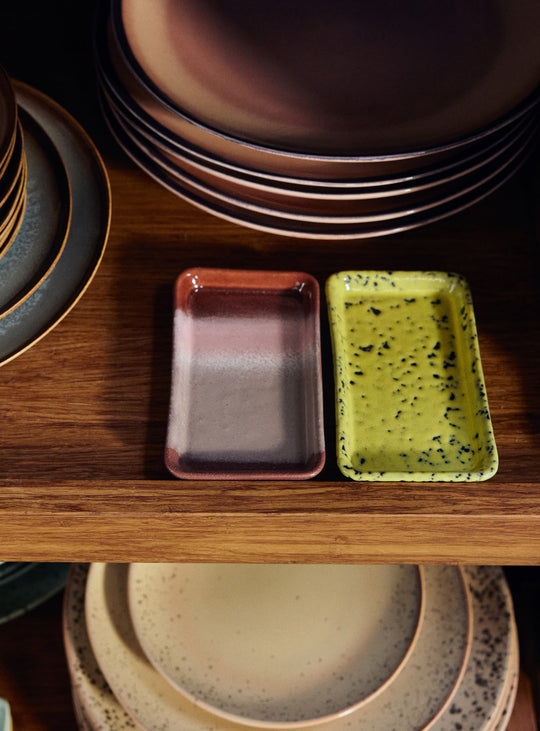 Coupelle XS 70s Ceramics HKliving avec glaçure artisanale et finitions uniques. bloom