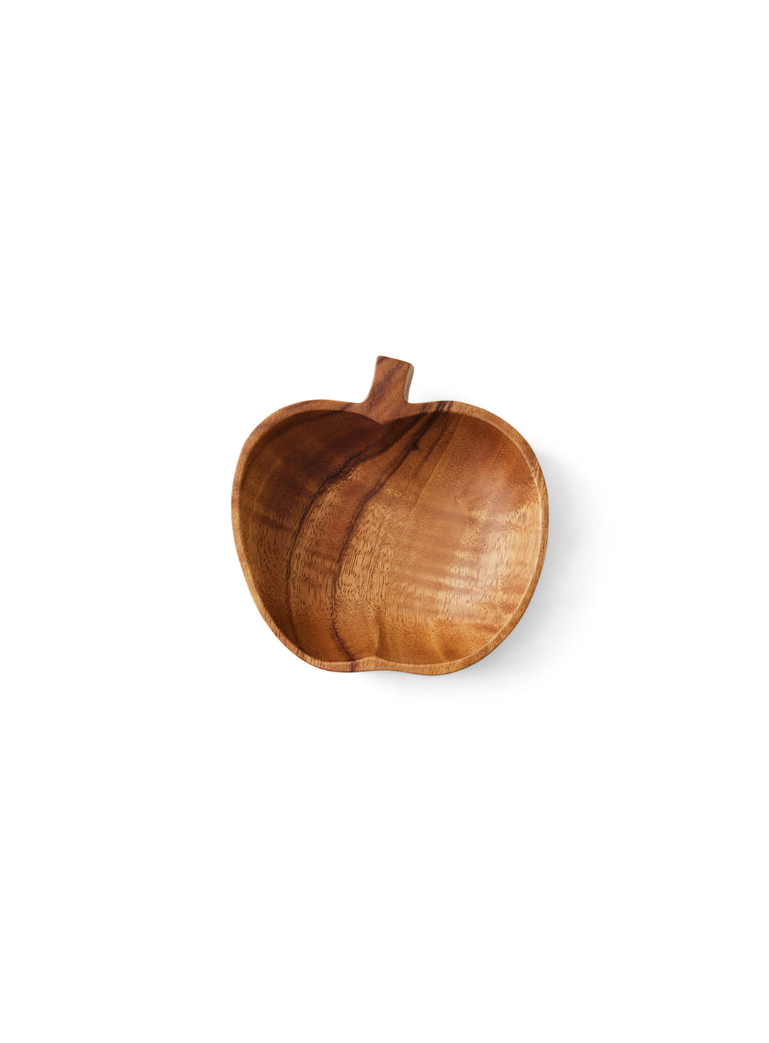 Bol Pomme HKliving en acacia naturel, une pièce décorative et pratique pour fruits, collations et condiments. M