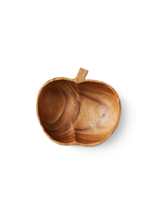 Bol Pomme HKliving en bois d’acacia, un accessoire de table original inspiré des formes rétro. L