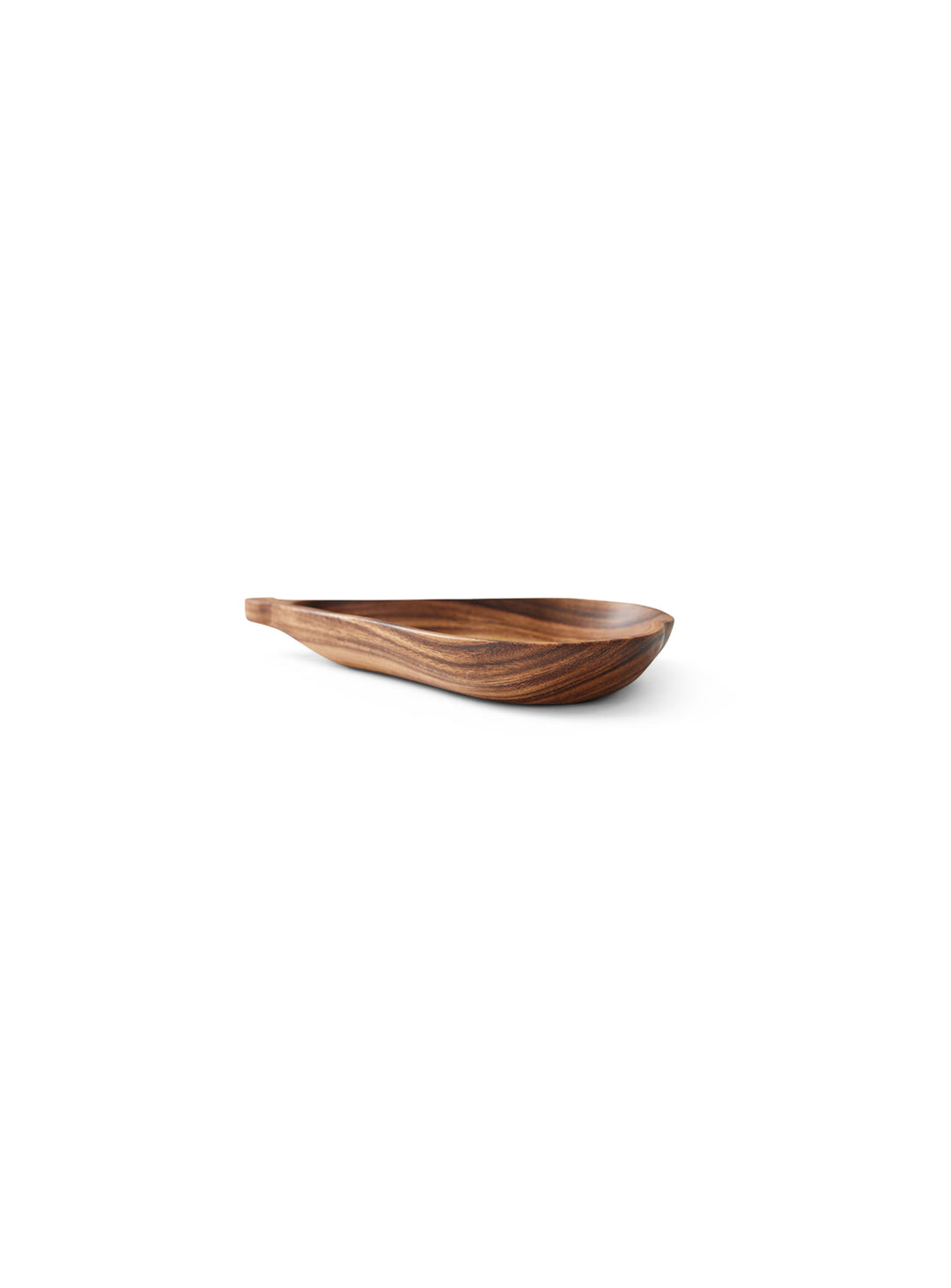 Bol Poire HKliving en bois d’acacia responsable, entre design graphique, artisanat et matières naturelles. L