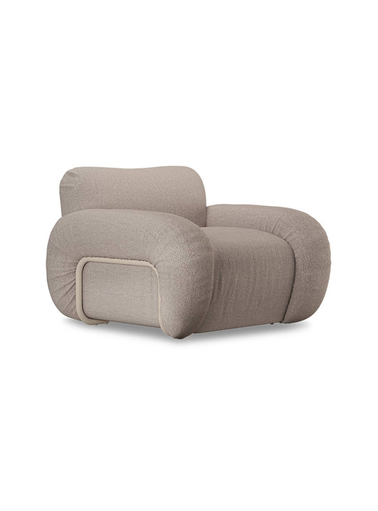 Fauteuil lounge Arc de HKliving, design élégant et fabrication soignée. beige