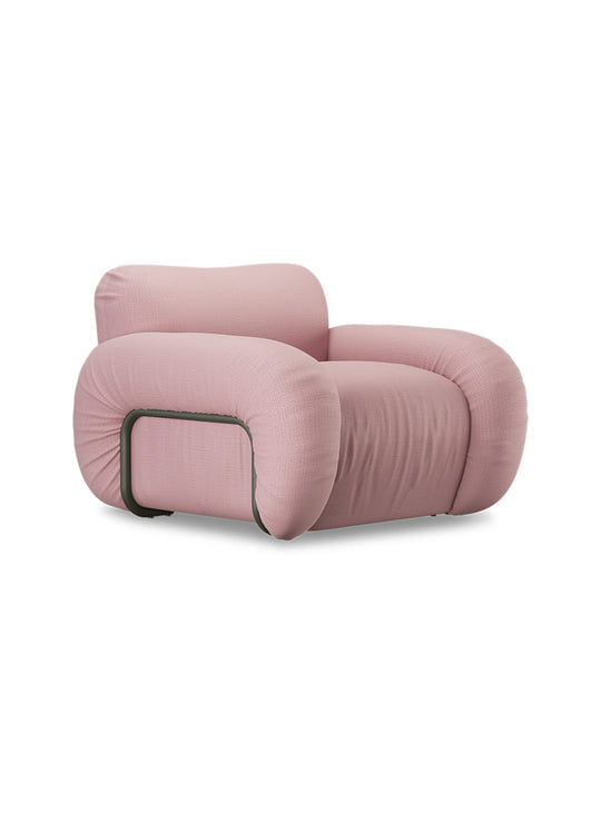 Fauteuil lounge Arc de HKliving, assise enveloppante et élégante. blossom