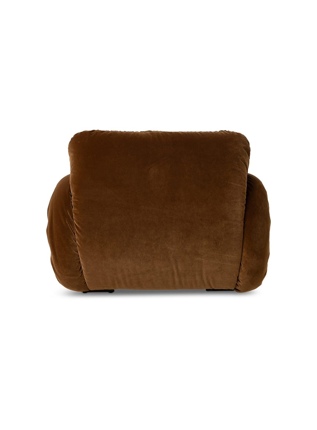 Fauteuil lounge Arc de HKliving, design contemporain en tissu. caramel