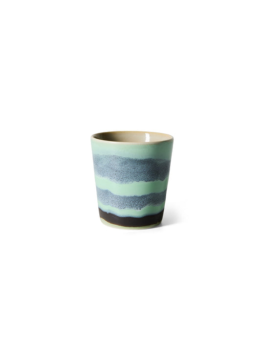 Tasse à café 70s Ceramics HKliving : design vintage et fabrication artisanale de caractère. river