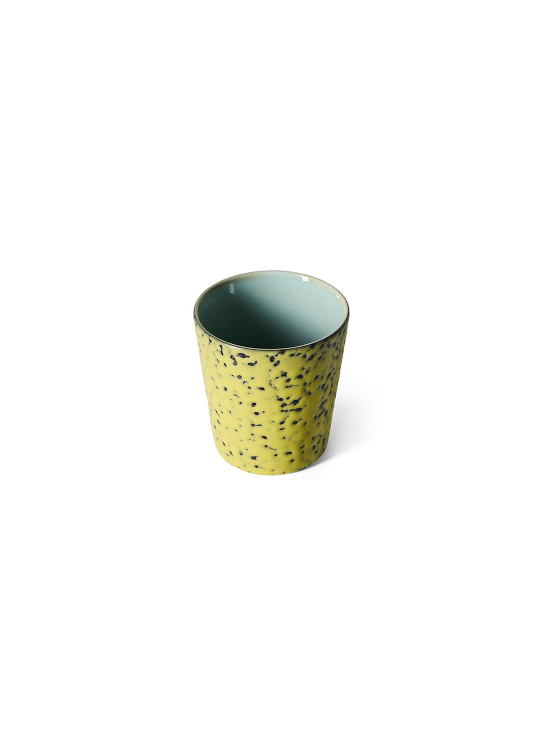 Tasse à café 70s Ceramics HKliving : une pièce colorée pour embellir vos pauses quotidiennes. corn