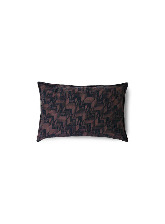 Coussin Art Deco HKliving, une pièce rétro aux motifs géométriques et aux couleurs pleines de caractère.